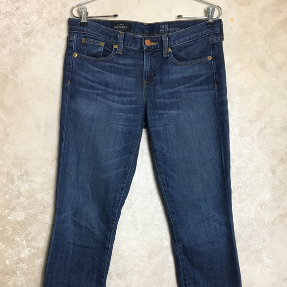J. Crew Denim - J. Crew Jeans Size 28 Toothpick Womens Blue Denim